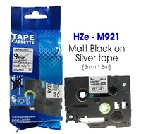 Nhãn In HZe-M921 (TZe-M921, TZ2-M9211), 9mm X 8m, Black On Silver Matt